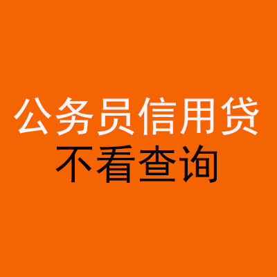 兴庆公务员信用贷款